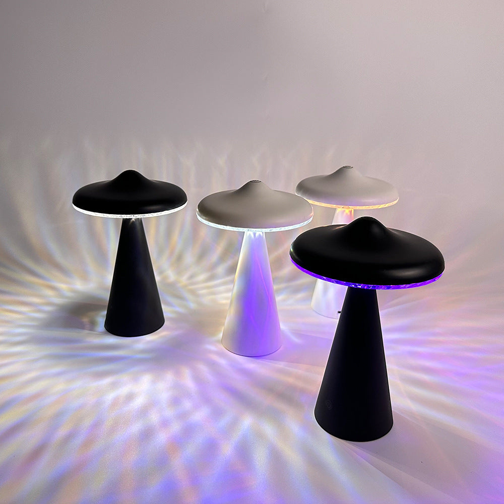 New UFO Atmosphere Night Light Decoration Creative USB Charger Led Lights