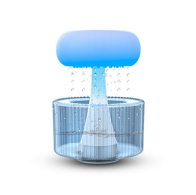 Jellyfish Raindrop Humidifier Ultrasonic Atomization Seven-color Ambience Light Cloud Rain Aroma Diffuser Home Decor