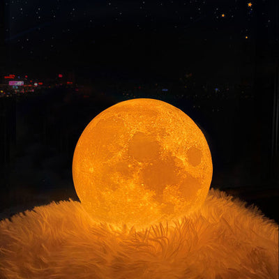 3D Printing Moon Night Table Lamp Chinese Valentine's Day Gift