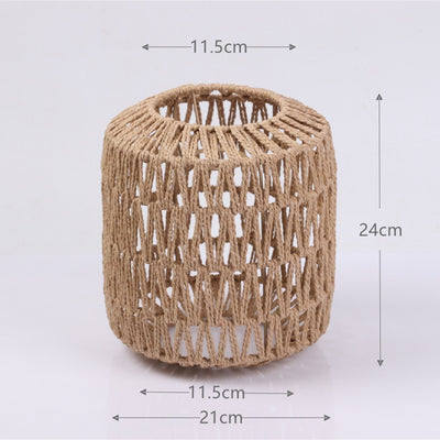 Creative Paper String Woven Lamps