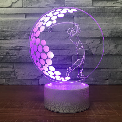 3D Golf Lamp