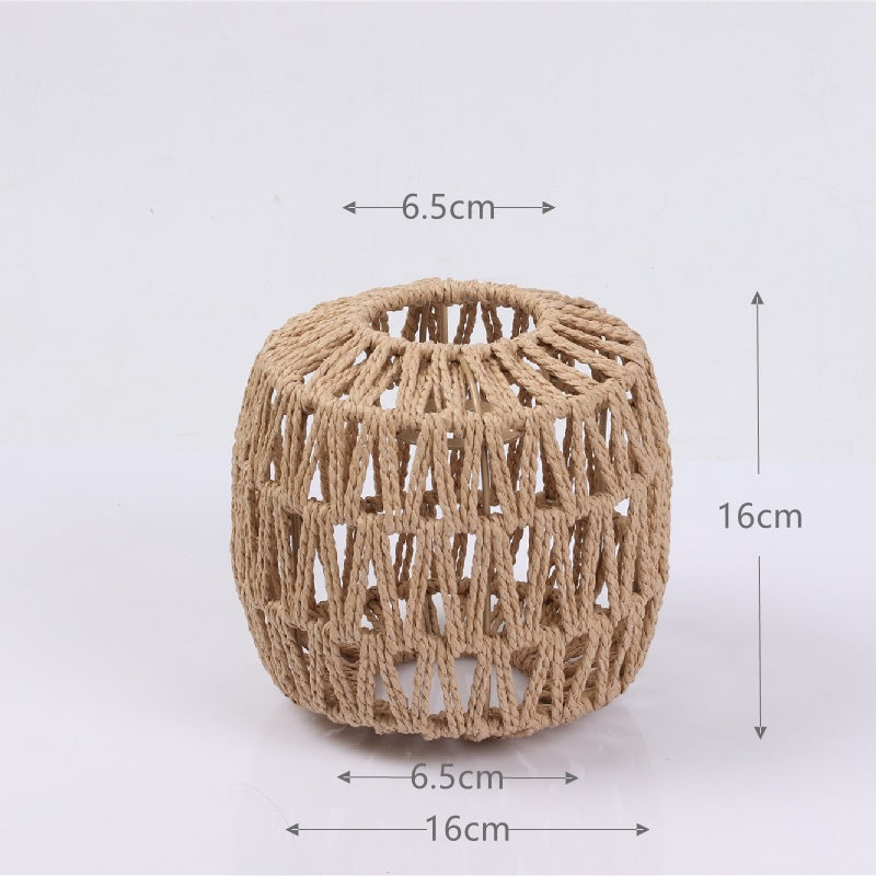 Creative Paper String Woven Lamps