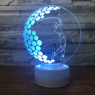 3D Golf Lamp