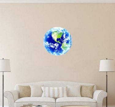 3D Earth Wall Sticker