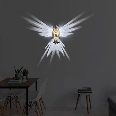 Modern Creative Bird Wall Lamp -  Eagle Shape Projector Atmosphere Sconce Light 3D Print Body Animal Lighting Lustre