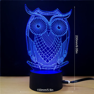 3D OWL Lamp