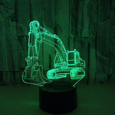 3D Excavator Lamp