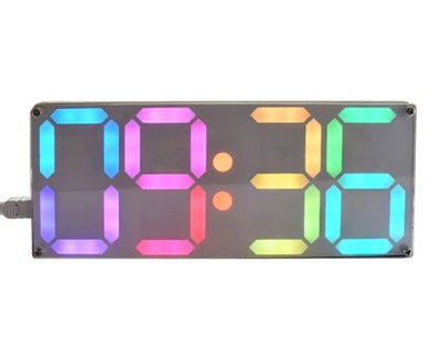 Clock DIY Kit Rainbow Digital Tube Clock Kit