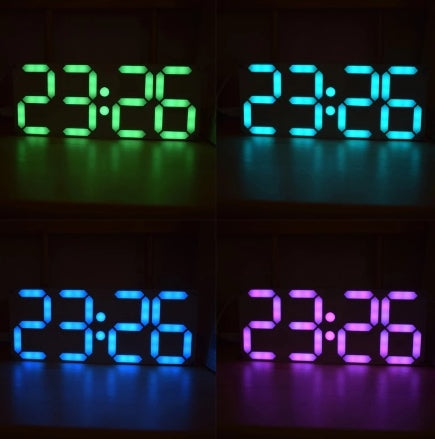 Clock DIY Kit Rainbow Digital Tube Clock Kit