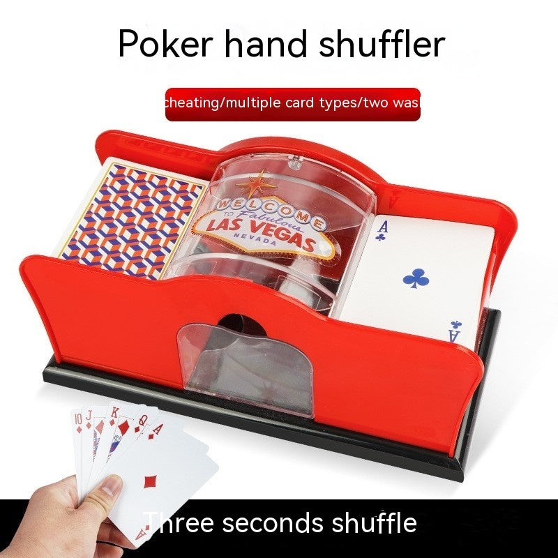 Poker Card Hand Shuffler Easy Hand Cranked Casino Card Shuffling Machine Poker Texas