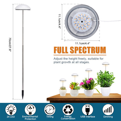 Adjusting Brightness Cycle Timing For Small Full Spectrum Plant Lamps