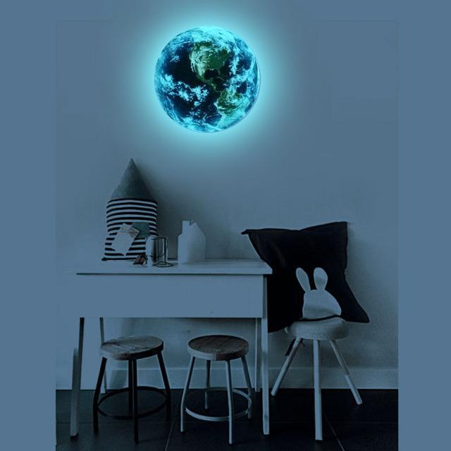 3D Earth Wall Sticker