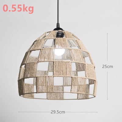 Creative Paper String Woven Lamps