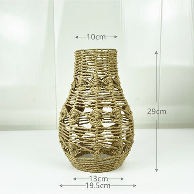 Creative Paper String Woven Lamps