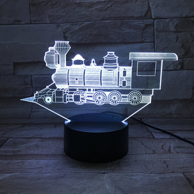 3D Locomotive Lamp