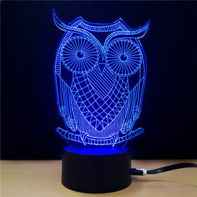 3D OWL Lamp