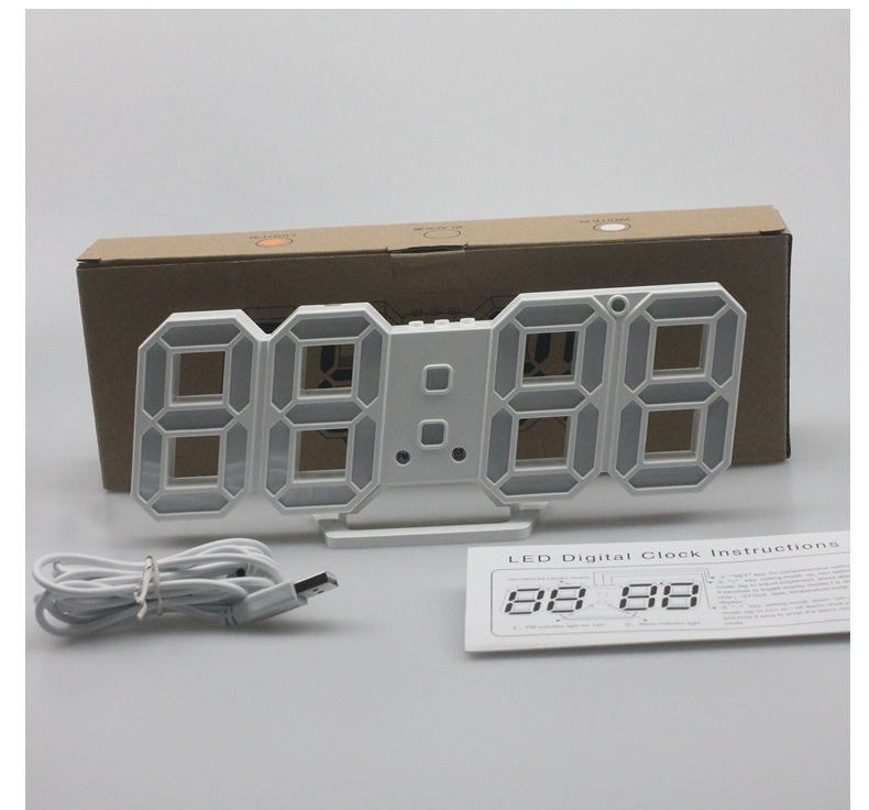 3D Wall Digital Clock