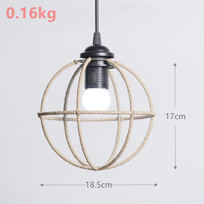 Creative Paper String Woven Lamps