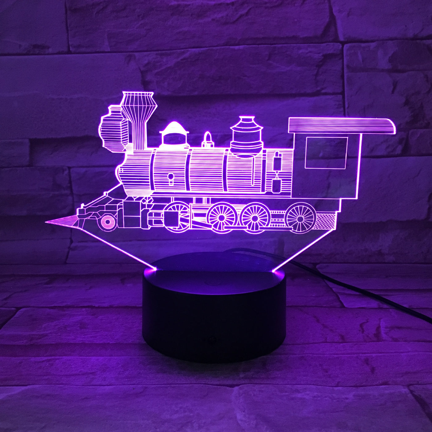 3D Locomotive Lamp