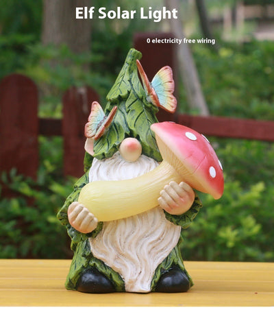 Outdoor Elf Solar Night Light Garden Decoration