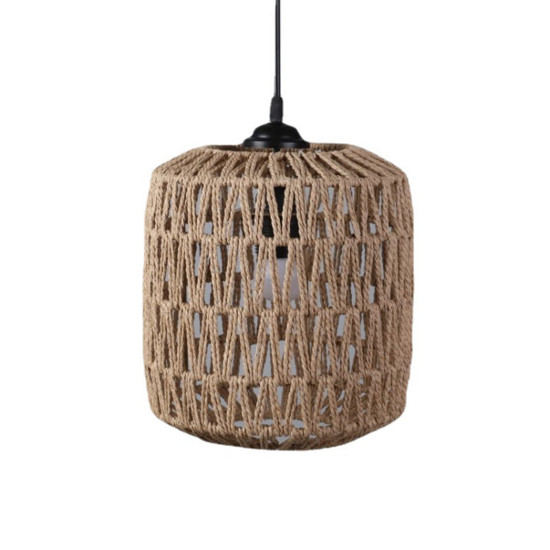 Creative Paper String Woven Lamps