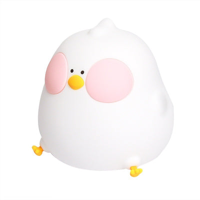 Cool Chicken Silicone Night Lamp Creative RGB Colorful Remote Control Night Light