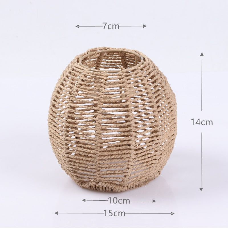 Creative Paper String Woven Lamps