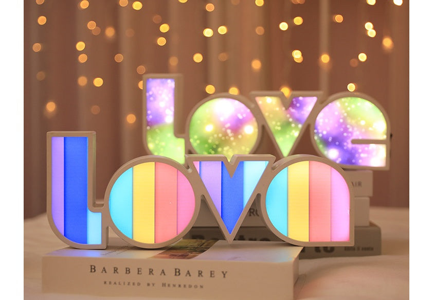 LED LOVE Light Lamp