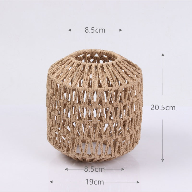 Creative Paper String Woven Lamps