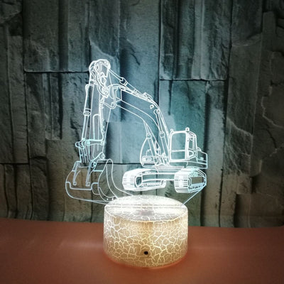 3D Excavator Lamp