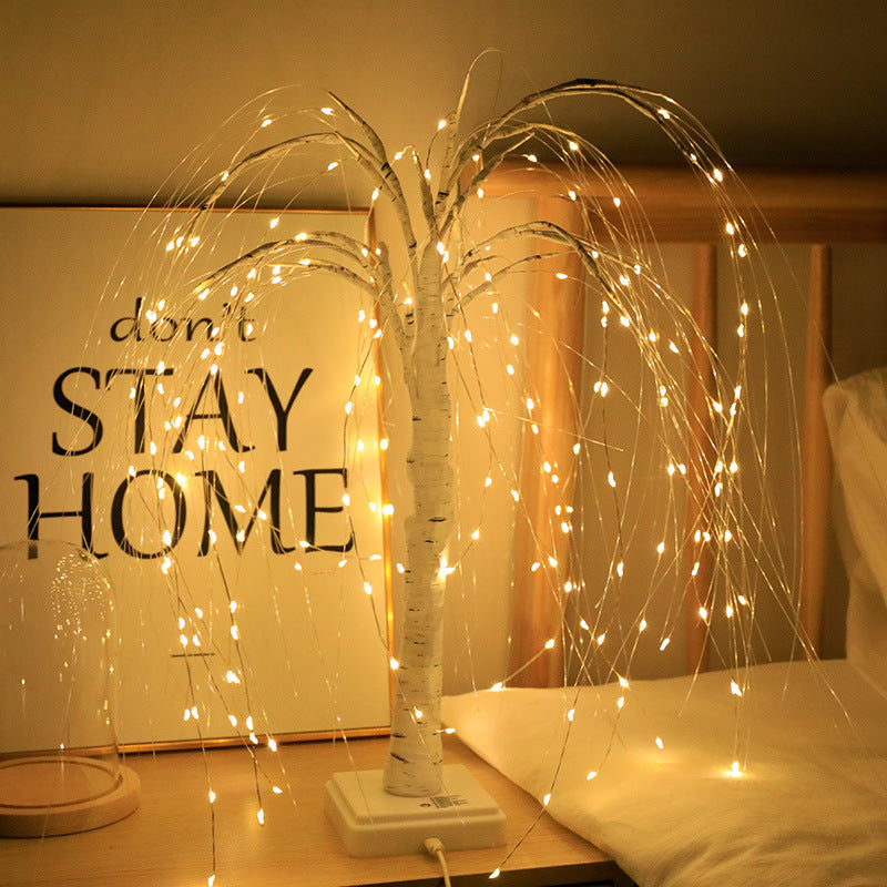 Scene Arrangement Illusion Copper Wire Lights Decorative Night Light