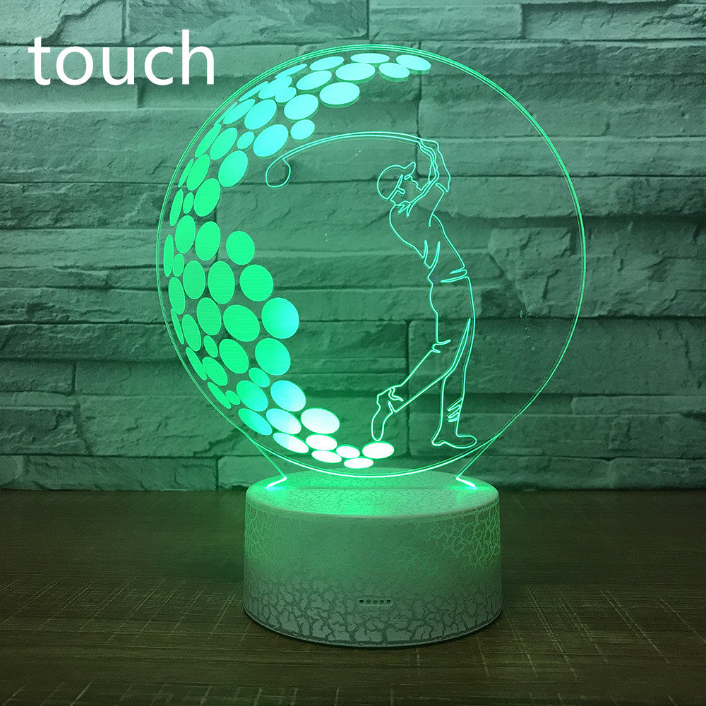 3D Golf Lamp