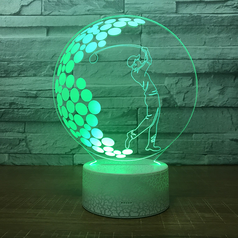 3D Golf Lamp