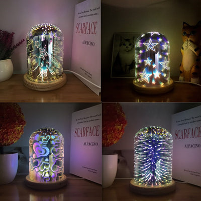 3D Magic glass lamp