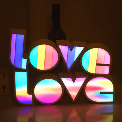 LED LOVE Light Lamp