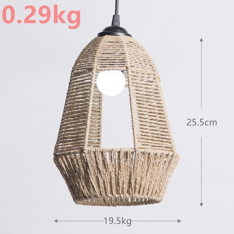 Creative Paper String Woven Lamps