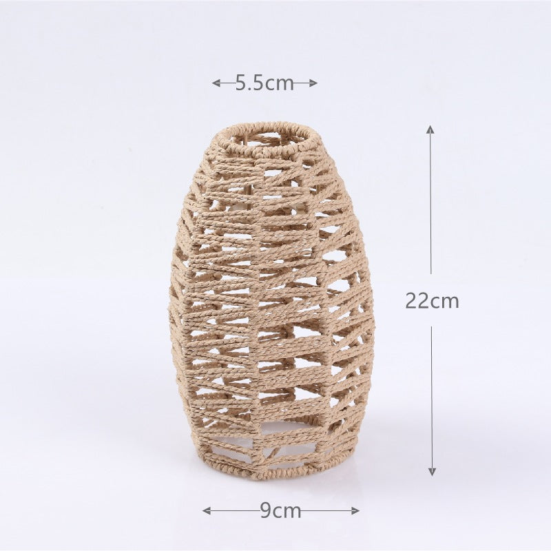 Creative Paper String Woven Lamps