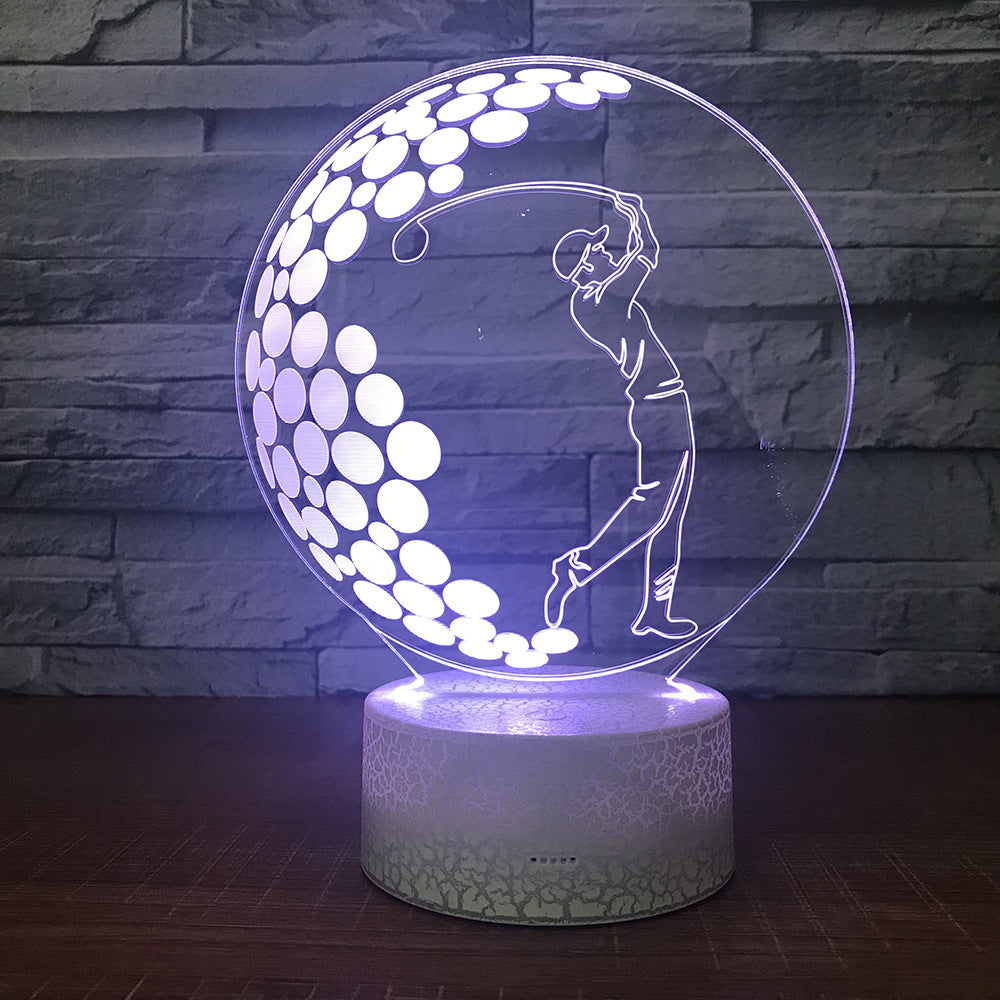 3D Golf Lamp