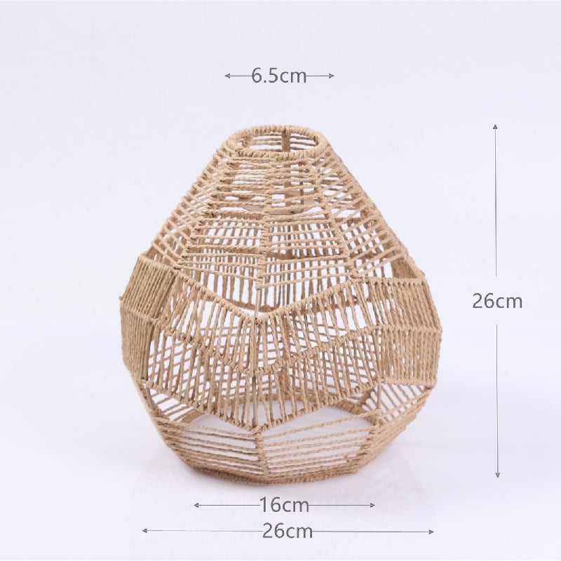 Creative Paper String Woven Lamps