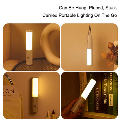 New Style Smart Human Body Induction Motion Sensor LED Night Light For Home Bed Kitchen Cabinet Wardrobe Wall Lamp