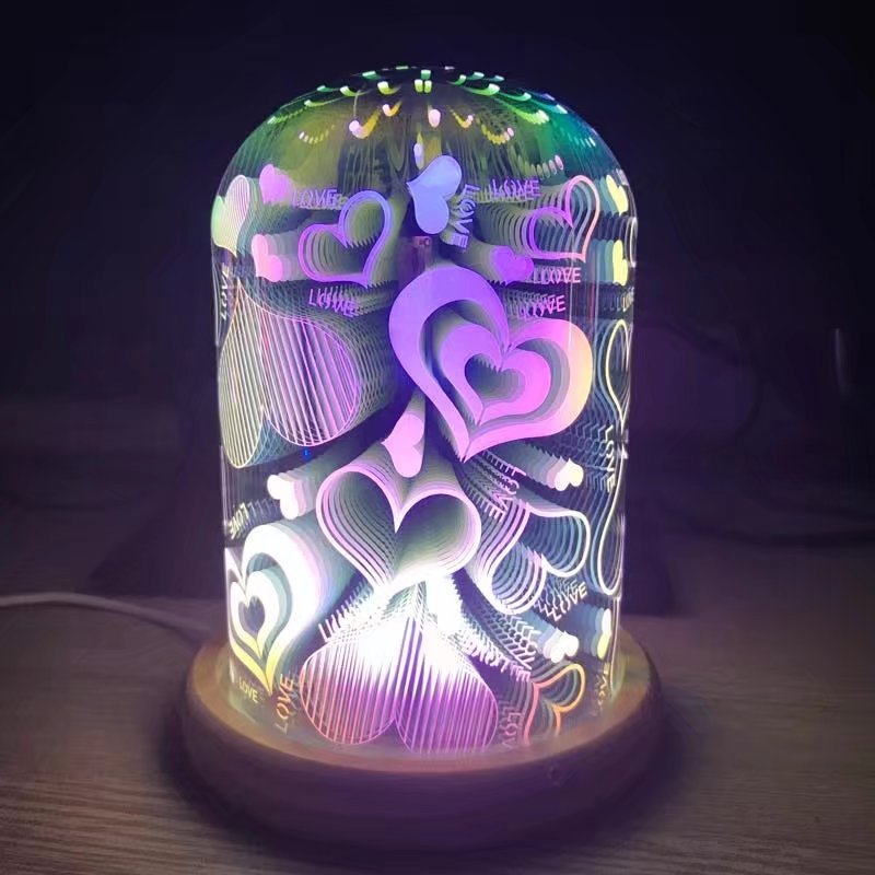 3D Magic glass lamp