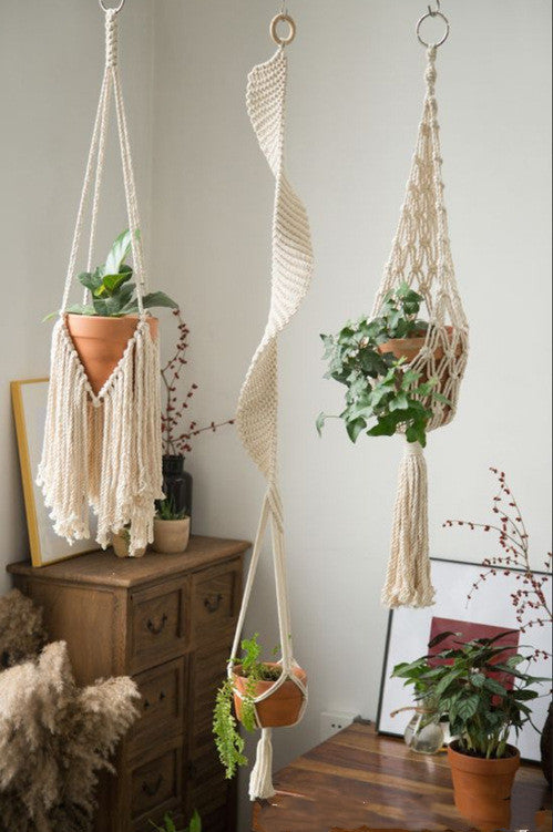 Plant Hanging Spider Plant Net Bag