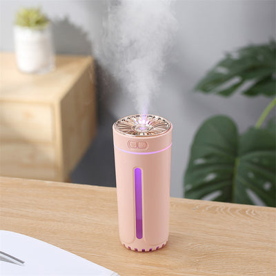 Wireless Air Humidifier Colorful Lights Mute Ultrasonic USB Fogger Diffuser Purifier 800mAh Rechargeable Cool Mist Maker For Car