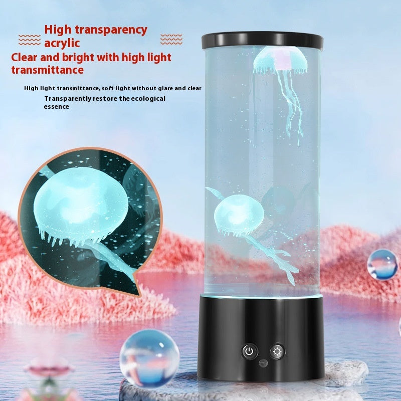 Jellyfish Lamp Mute LED Color Changing