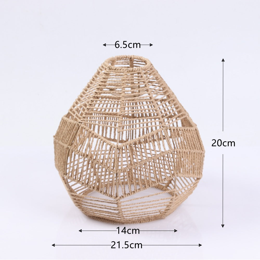 Creative Paper String Woven Lamps