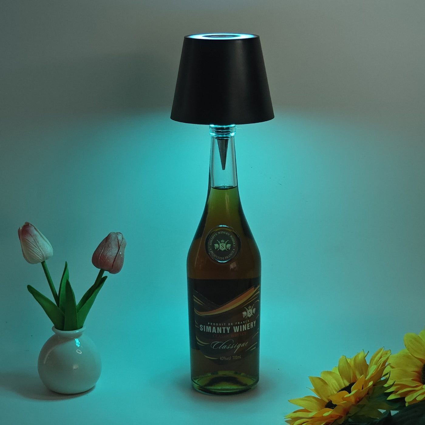 RGB Three-color Touch Charging Atmosphere Table Lamp