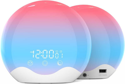 LED Electronic Time Alarm Clock Wake-up Light