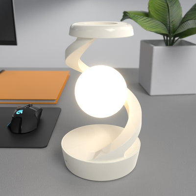 Rotating Suspension Table Lamp Wireless Charging Creative Small Night Lamp