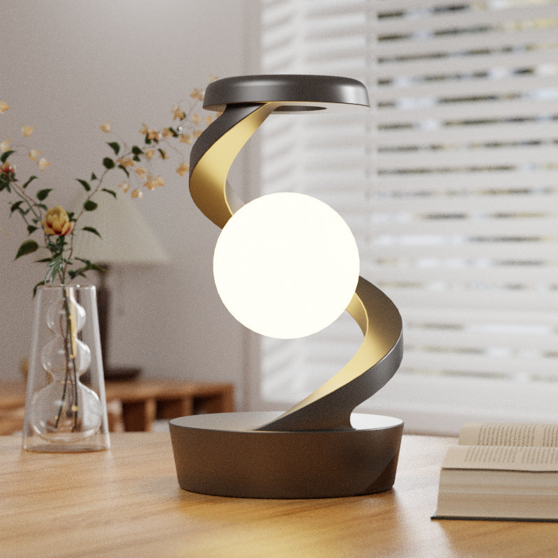 Rotating Suspension Table Lamp Wireless Charging Creative Small Night Lamp