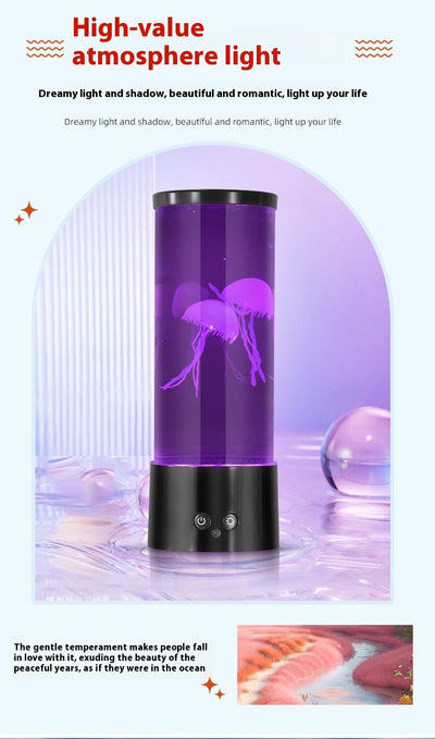 Jellyfish Lamp Mute LED Color Changing